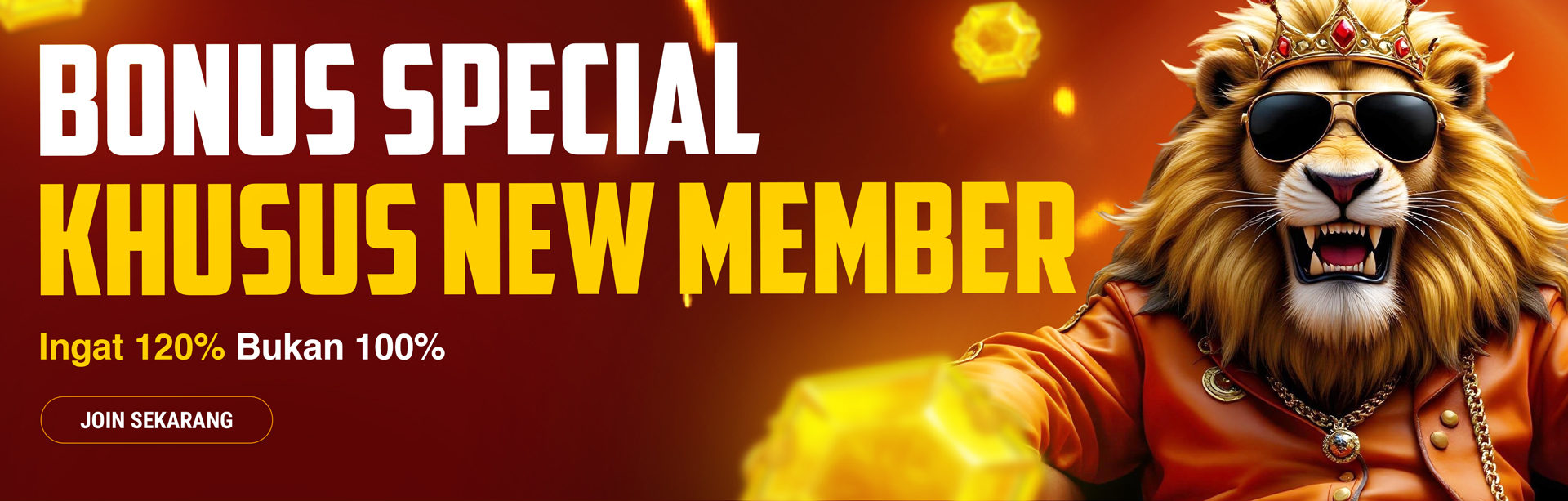 BONUS NEW MEMBER 120%