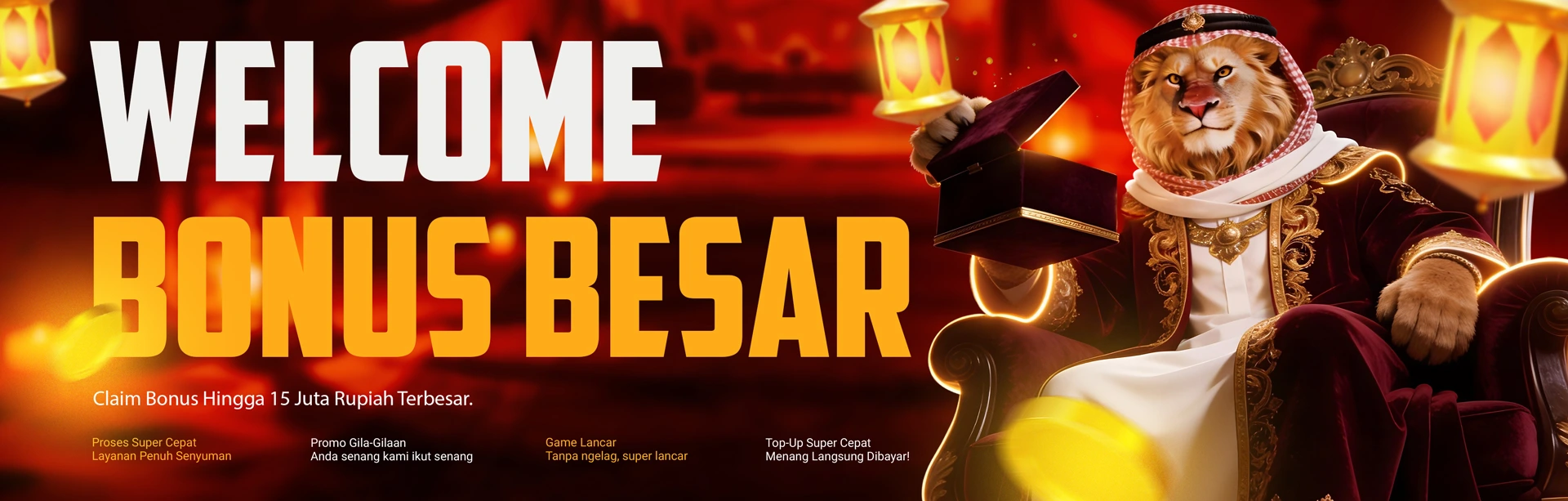 COMBO WELCOME BONUS UP TO Rp15.000.000