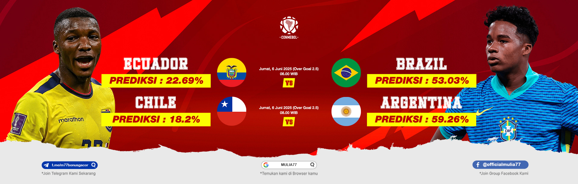 WORLD CUP 2026 SOUTH AMERICA QUALIFIERS