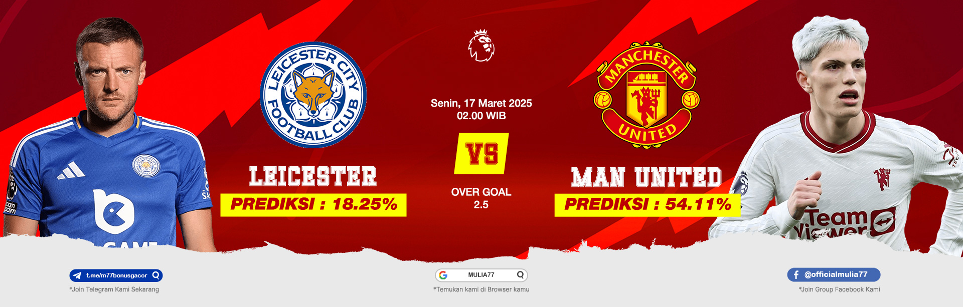 LEICESTER VS MAN UNITED