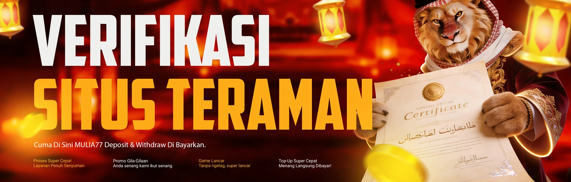 SITUS SLOT LISENSI RESMI MULIA77