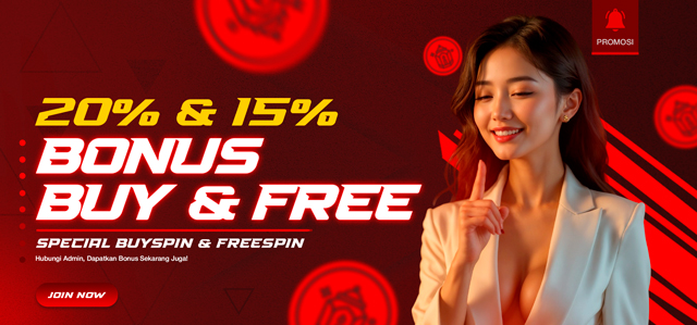 BONUS FREESPIN 20% BUYSPIN 15%