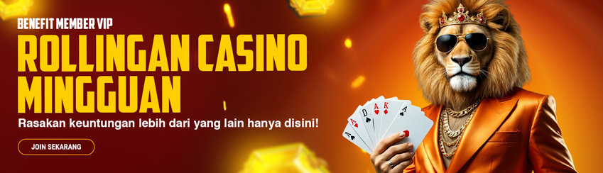 ROLLINGAN CASINO MINGGUAN MEMBER VIP