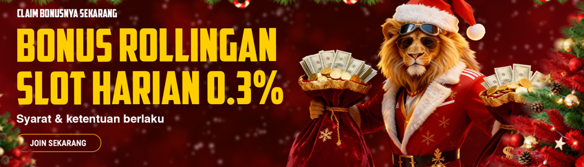 ROLLINGAN SLOT HARIAN 0.3%