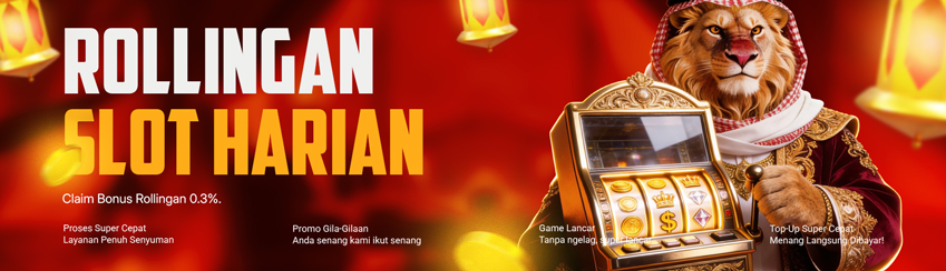 ROLLINGAN SLOT HARIAN 0.3%