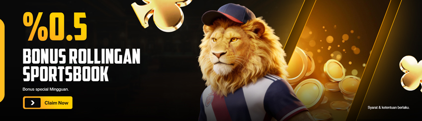 ROLLINGAN SPORTSBOOK MINGGUAN 0.5%