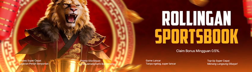 ROLLINGAN SPORTSBOOK MINGGUAN 0.5%