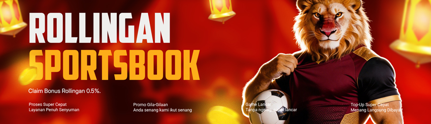 ROLLINGAN SPORTSBOOK MINGGUAN 0.5%
