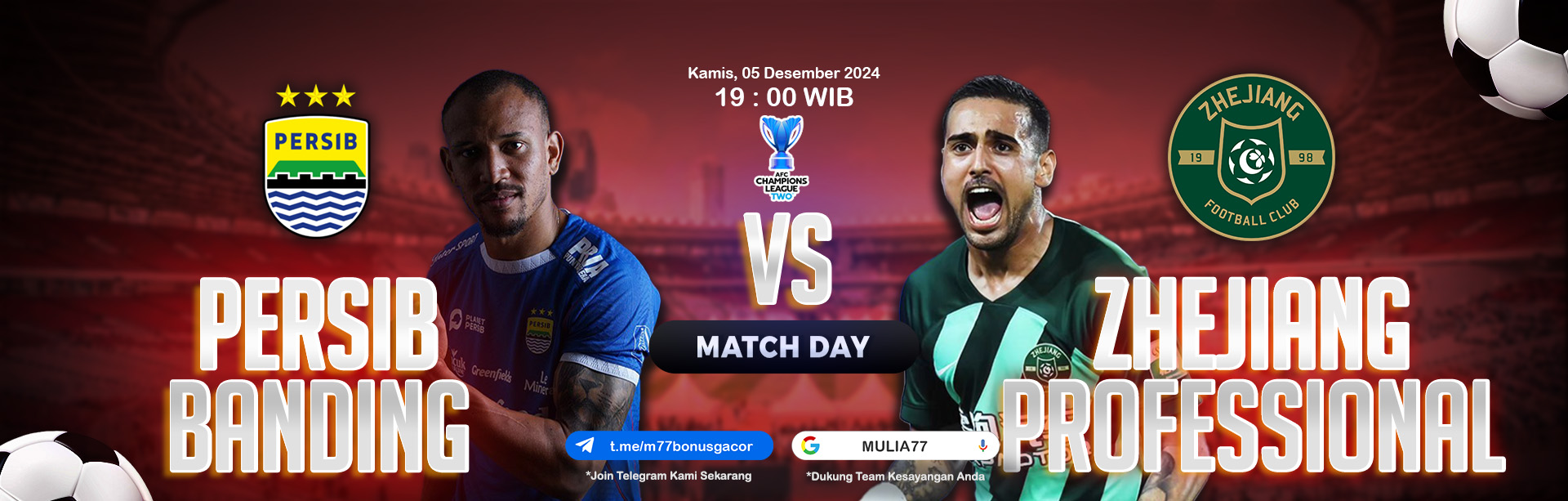 PERSIB VS ZHEJIANG 5 DEC