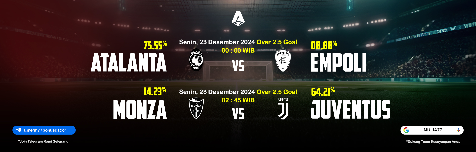 SERIE A 23 DEC