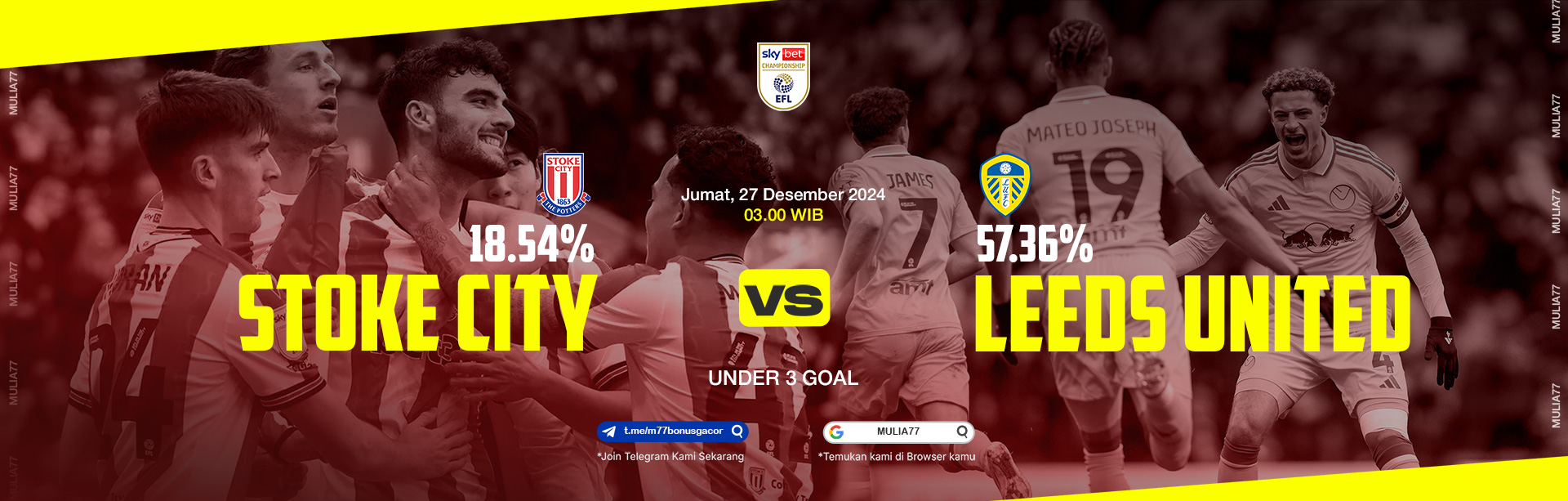 STOKE CITY LEEDS UNITED 27 DEC